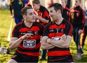 29 October 2017; Shane O'Sullivan, left, and Barry Coughlin of Ballygunner in conversation after the AIB Munster GAA Hurling Senior Club Championship Quarter-Final match between Ballygunner and Thurles Sarsfields at Walsh Park in Waterford. Photo by Diarmuid Greene/Sportsfile