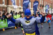 29 October 2017; Grant Mackie finishes the SSE Airtricity Dublin Marathon 2017 in Dublin City. 20,000 runners took to the Fitzwilliam Square start line to participate in the 38th running of the SSE Airtricity Dublin Marathon, making it the fifth largest marathon in Europe. Photo by Cody Glenn/Sportsfile