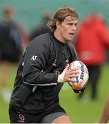 3 August 2012; Ulster's Andrew Trimble during squad training ahead of the 2012/13 season. Ulster Rugby Squad Training, Ravenhill Park, Belfast, Co. Antrim. Picture credit: Oliver McVeigh / SPORTSFILE