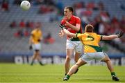 26 August 2012; Diarmuid O'Connor, Mayo, in action against Conor Carton, Meath. Electric Ireland GAA Football All-Ireland Minor Championship Semi-Final, Meath v Mayo, Croke Park, Dublin. Picture credit: Ray McManus / SPORTSFILE