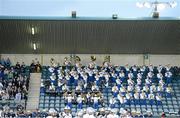 31 August 2012; The Notre Dame High School Band perform during the game. Global Ireland Football Tournament 2012, Notre Dame High School, Sherman Oaks, California v Hamilton High School, Chandler, Arizona. Parnell Park, Dublin. Picture credit: Brendan Moran / SPORTSFILE