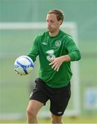 2 September 2012; Republic of Ireland's David Meyler in action during squad training. Republic of Ireland Squad Training, Gannon Park, Malahide, Dublin. Photo by Sportsfile