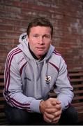 28 August 2012; Galway's Damien Hayes during a press night ahead of their side's GAA Hurling All-Ireland Championship Final against Kilkenny on September 9th. Galway Senior Hurling Team Press Night, St. Bridget's Vocational School, Loughrea, Co. Galway. Picture credit: David Maher / SPORTSFILE