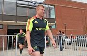 5 September 2012; Munster's Keith Earls makes his way out for squad training ahead of their Celtic League, Round 2, match against Benetton Treviso on Friday. Munster Rugby Squad Training, University of Limerick, Limerick. Picture credit: Diarmuid Greene / SPORTSFILE