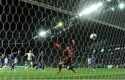 7 September 2012; Kevin Doyle, Republic of Ireland, scores his side's second and winning goal. 2014 FIFA World Cup Qualifier, Group C, Kazakhstan v Republic of Ireland, Astana Arena, Astana, Kazakhstan. Picture credit: David Maher / SPORTSFILE