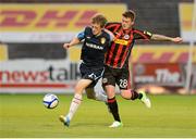 7 September 2012; Christopher Forrester, St Patrick’s Athletic, in action against Daniel Joyce, Bohemians. Airtricity League Premier Division, Bohemians v St Patrick’s Athletic, Dalymount Park, Dublin. Photo by Sportsfile