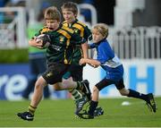 8 September 2012; Action from the Boyne v Edenderry game during the half-time mini games. Celtic League, Round 2, Leinster v Newport Gwent Dragons, RDS, Ballsbridge, Dublin. Picture credit: Matt Browne / SPORTSFILE