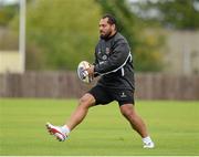 11 September 2012; Ulster's John Afoa in action during squad training ahead of their side's Celtic League 2012/13, Round 3, game against Munster on Friday. Ulster Rugby Squad Training, Newforge Country Club, Belfast, Co. Antrim. Picture credit: Oliver McVeigh / SPORTSFILE