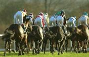 10 November 2002; A general view of racing at Leopardstown during The Leopardstown November Premier Handicap race. Leopardstown Racecourse, Foxrock, Dublin. Horse racing. Picture credit, Ray McManus / SPORTSFILE *EDI*