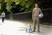 13 September 2012; Shamrock Rovers caretaker manager Stephen Glass at a photocall ahead of his side's FAI Ford Cup Quarter-Final, against Shelbourne, which takes place tomorrow. Ely Place, Dublin. Picture credit: Stephen McCarthy / SPORTSFILE