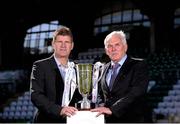 18 September 2012; Shamrock Rovers Director of football Brian Laws, left, and Drogheda United manager Mick Cooke in attendance at the EA SPORTS Cup Final 2012 media day. Tallaght Stadium, Tallaght, Dublin. Picture credit: David Maher / SPORTSFILE