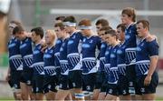 21 September 2012; Leinster players during a minute silence in memory of the late Ulster rugby player Nevin Spence. Under 20 Interprovincial, Connacht v Leinster, Sportsground, Galway. Picture credit: Stephen McCarthy / SPORTSFILE