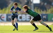 21 September 2012; Liam Burke, Leinster, is tackled by Sean O'Brien, Connacht. Under 20 Interprovincial, Connacht v Leinster, Sportsground, Galway. Picture credit: Stephen McCarthy / SPORTSFILE
