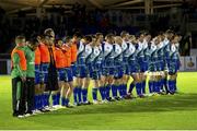 21 September 2012; The Connacht players observe a minute silence in memory of the late Ulster player Nevin Spence. Celtic League 2012/13, Round 4, Glasgow Warriors v Connacht, Scotstoun Stadium, Glasgow, Scotland. Picture credit: Sammy Turner / SPORTSFILE