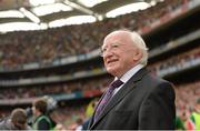 23 September 2012; The President of Ireland Michael D. Higgins. GAA Football All-Ireland Senior Championship Final, Donegal v Mayo, Croke Park, Dublin. Picture credit: Stephen McCarthy / SPORTSFILE