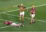 30 September 2012; Colin Fennelly, Kilkenny, celebrates after scoring his side's third goal. GAA Hurling All-Ireland Senior Championship Final Replay, Kilkenny v Galway, Croke Park, Dublin. Picture credit: Daire Brennan / SPORTSFILE