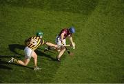 30 September 2012; Damien Hayes, Galway, in action against Henry Shefflin, Kilkenny. GAA Hurling All-Ireland Senior Championship Final Replay, Kilkenny v Galway, Croke Park, Dublin. Picture credit: Daire Brennan / SPORTSFILE