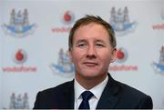 5 October 2012; Jim Gavin during a press conference where he was introduced as the new Dublin senior football manager. Dublin Football Press Conference, Parnell Park, Donnycarney, Dublin. Photo by Stephen McCarthy/Sportsfile