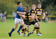 6 October 2012; Marcus O'Driscoll, St. Mary's College, is tackled by Brian Haugh, Young Munster. Ulster Bank League Division 1A, Young Munster v St.  Mary's College. Picture credit: Diarmuid Greene / SPORTSFILE