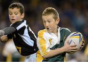 6 October 2012; West Offaly Lions in action against Longford during the half-time Mini Games at Leinster v Munster. Celtic League 2012/13, Round 6, Leinster v Munster, Aviva Stadium, Lansdowne Road, Dublin. Picture credit: Matt Browne / SPORTSFILE