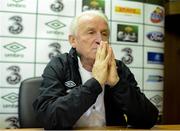 8 October 2012; Republic of Ireland manager Giovanni Trapattoni during a squad update ahead of their side's FIFA World Cup Qualifier match against Germany on Friday. Republic of Ireland Squad Update, Gannon Park, Malahide, Co. Dublin. Picture credit: David Maher / SPORTSFILE