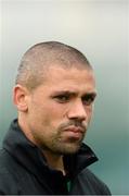 10 October 2012; Republic of Ireland's Jonathan Walters speaking to media ahead of their side's FIFA World Cup Qualifier match against Germany on Friday. Republic of Ireland Squad Update, Gannon Park, Malahide, Co. Dublin. Picture credit: Stephen McCarthy / SPORTSFILE