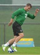 11 October 2012; Republic of Ireland's Simon Cox during squad training ahead of their side's FIFA World Cup Qualifier match against Germany on Friday. Republic of Ireland Squad Training, Gannon Park, Malahide, Co. Dublin. Picture credit: Brian Lawless / SPORTSFILE