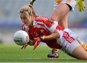 7 October 2012; Kate Flood, Louth. TG4 All-Ireland Ladies Football Junior Championship Final, Antrim v Louth, Croke Park, Dublin. Picture credit: Brendan Moran / SPORTSFILE