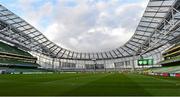 12 October 2012; A general view of the Aviva Stadium before the game. 2014 FIFA World Cup Qualifier, Group C, Republic of Ireland v Germany, Aviva Stadium, Lansdowne Road, Dublin. Picture credit: Brian Lawless / SPORTSFILE