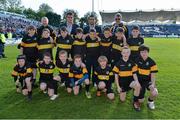 13 October 2012; North Meath RFC, with Rhys Ruddock and Dave Kearney before the Half-Time Mini Games. Heineken Cup 2012/13, Pool 5, Round 1, Leinster v Exeter Chiefs, RDS, Ballsbridge, Dublin. Picture credit: Brendan Moran / SPORTSFILE