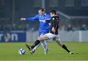 13 October 2012; Denis Behan, Limerick, in action against James Dermody, Wexford Youths. Airtricity League First Division, Limerick v Wexford Youths, Jackman Park, Limerick. Picture credit: Barry Cregg / SPORTSFILE