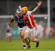 14 October 2012; Ross O'Carroll, Kilmacud Crokes, in action against Oisin Gough, Cuala. Dublin County Senior Hurling Championship Final, Cuala v Kilmacud Crokes, Parnell Park, Dublin. Picture credit: Ray McManus / SPORTSFILE