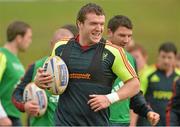 31 October 2012; Munster's Mike Sherry during squad training ahead of their side's Celtic League 2012/13, Round 8, match against Cardiff Blues on Friday. Munster Rugby Squad Training, University of Limerick, Limerick. Picture credit: Diarmuid Greene / SPORTSFILE