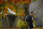 1 November 2012; Ireland's Jonathan Sexton arrives for squad training ahead of their side's Autumn International match against South Africa on Saturday November 10th. Ireland Rugby Squad Training, Carton House, Maynooth, Co. Kildare. Picture credit: Brian Lawless / SPORTSFILE