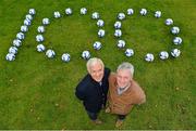 8 November 2012; Former Bohemians footballer Turlough O'Connor, left, and former Shamrock Rovers footballer Mick Byrne in attendance at the launch of the 100 Goals Club which will honour players who have scored 100 league goals or more in the League of Ireland. PFAI Offices, National Sports Campus, Abbotstown, Dublin. Picture credit: Barry Cregg / SPORTSFILE