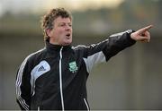 11 November 2012; Portlaoise joint manager Mark Kavanagh gives instructions to his players during the game. AIB Leinster GAA Football Senior Championship Quarter-Final, St. Patrick's, Wicklow v Portlaoise, Co. Laois, County Grounds, Aughrim, Co. Wicklow. Picture credit: Barry Cregg / SPORTSFILE