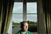 13 November 2012; Ireland's Dan Tuohy speaking to the media during a press conference ahead of their side's Autumn International match against Fiji on Saturday. Ireland Rugby Squad Press Conference, Carton House, Maynooth, Co. Kildare. Picture credit: Barry Cregg / SPORTSFILE