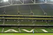 13 November 2012; Greece manager Fernando Santos during squad training ahead of their Friendly International against the Republic of Ireland on Wednesday. Greece Squad Training, Aviva Stadium, Lansdowne Road, Dublin. Picture credit: Brendan Moran / SPORTSFILE