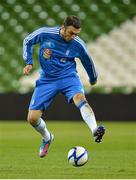 13 November 2012; Greece's Sotiris Ninis during squad training ahead of their Friendly International against the Republic of Ireland on Wednesday. Greece Squad Training, Aviva Stadium, Lansdowne Road, Dublin. Picture credit: Brendan Moran / SPORTSFILE