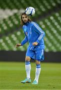 13 November 2012; Greece's Georgios Samaras during squad training ahead of their Friendly International against the Republic of Ireland on Wednesday. Greece Squad Training, Aviva Stadium, Lansdowne Road, Dublin. Picture credit: Brendan Moran / SPORTSFILE