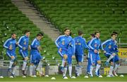 13 November 2012; The Greece team, including Alexandros Tziolis, in action during squad training ahead of their Friendly International against the Republic of Ireland on Wednesday. Greece Squad Training, Aviva Stadium, Lansdowne Road, Dublin. Picture credit: Brendan Moran / SPORTSFILE