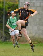 14 November 2012; David Dempsey, Ard Scoil Rís, celebrates after scoring his side's second goal. Munster Colleges Dr. Harty Cup Senior A Hurling, Ard Scoil Rís, Limerick v St Colman's, Fermoy. Cahir, Co. Tipperary. Picture credit: Diarmuid Greene / SPORTSFILE