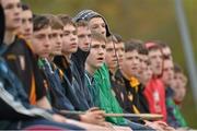 14 November 2012; Ard Scoil Rís substitutes look on during the game. Munster Colleges Dr. Harty Cup Senior A Hurling, Ard Scoil Rís, Limerick v St Colman's, Fermoy. Cahir, Co. Tipperary. Picture credit: Diarmuid Greene / SPORTSFILE