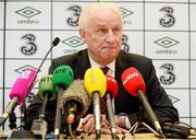 15 November 2012; Republic of Ireland manager Giovanni Trapattoni during a press conference following last night's Friendly International match against Greece. Republic of Ireland Squad Press Conference, FAI Headquarters, Abbotstown, Dublin. Picture credit: Brian Lawless / SPORTSFILE