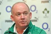 15 November 2012; Ireland head coach Declan Kidney during a press conference ahead of their side's Autumn International match against Fiji on Saturday. Ireland Rugby Squad Press Conference, Savoy Hotel, Limerick. Picture credit: Diarmuid Greene / SPORTSFILE