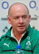 15 November 2012; Ireland head coach Declan Kidney during a press conference ahead of their side's Autumn International match against Fiji on Saturday. Ireland Rugby Squad Press Conference, Savoy Hotel, Limerick. Picture credit: Diarmuid Greene / SPORTSFILE
