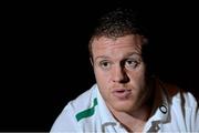 15 November 2012; Ireland's Sean Cronin during a press conference ahead of their side's Autumn International match against Fiji on Saturday. Ireland Rugby Squad Press Conference, Savoy Hotel, Limerick. Picture credit: Diarmuid Greene / SPORTSFILE