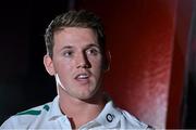 15 November 2012; Ireland's Craig Gilroy during a press conference ahead of their side's Autumn International match against Fiji on Saturday. Ireland Rugby Squad Press Conference, Savoy Hotel, Limerick. Picture credit: Diarmuid Greene / SPORTSFILE