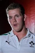 15 November 2012; Ireland's Craig Gilroy during a press conference ahead of their side's Autumn International match against Fiji on Saturday. Ireland Rugby Squad Press Conference, Savoy Hotel, Limerick. Picture credit: Diarmuid Greene / SPORTSFILE