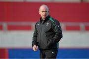 16 November 2012; Ireland head coach Declan Kidney during the captain's run ahead of their side's Autumn International match against Fiji on Saturday. Ireland Rugby Squad Captain's Run, Thomond Park, Limerick. Picture credit: Diarmuid Greene / SPORTSFILE